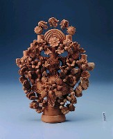 藏品(泥雕燭台)的圖片